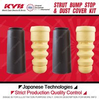 2x Rear KYB Strut Bump Stop + Dust Cover Kits for Audi A4 B6 A6 I4 AWD C5 V6 FWD