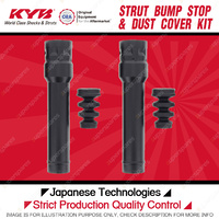 2x Rear KYB Strut Bump Stops + Dust Covers Kit for Smart Forfour FWD 04-07