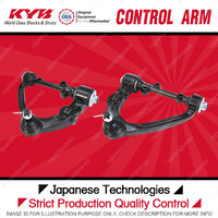 2x KYB Front Upper LH+RH Control Arms for Toyota Hiace KDH201R TRH201R 2.7L 3.0L