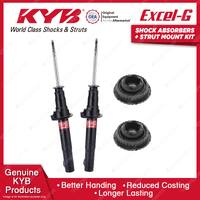 Pair Front KYB Shock Absorbers Strut Mount Kit for Alfa Romeo 147 GT 937 156 932