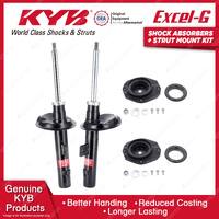 Pair Front KYB Shock Absorbers Strut Mount Kit for Citroen Xsara Hatchback 01-05