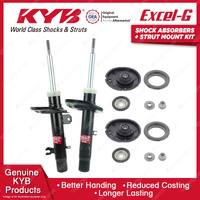 Front KYB Shock Absorbers Strut Mount Kit for Citroen DS3 Dsport Hatchback 10-15