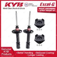 2 Rear KYB Shock Absorbers Strut Mount Kit for Ford Probe ST SU SV Telstar AX AY