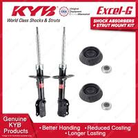 Front KYB Shock Absorbers Strut Mount Kit for Honda Jazz GD3 GD1 Hatchback 02-03