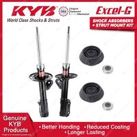 Front KYB Shock Absorbers Strut Mount Kit for Honda Jazz GD3 GD1 Hatchback 03-08