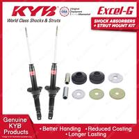 2 Rear KYB Shock Absorbers Strut Mount Kit for Honda Accord CB9 CD5 CE1 92-98