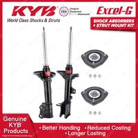 Rear KYB Shock Absorbers Strut Mount Kit for Hyundai Coupe RD Lantra J2 J3 95-02