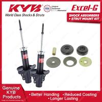 2x Front KYB Shock Absorbers Strut Mount Kit for Kia Sportage JA553 FE SUV 96-99