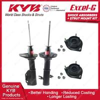 Front KYB Shock Absorbers Strut Mount Kit for Mazda 323 BA Astina Protege 94-98