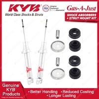 2x Front KYB Shock Absorbers + Strut Mount Kit for Mazda RX-8 13BMSP Coupe 03-11