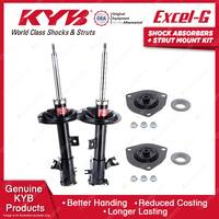 2x Front KYB Shock Absorbers Strut Mount Kit for Nissan Murano Z50 VQ35DE 05-09