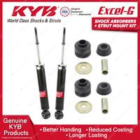 2x Rear KYB Shock Absorbers + Strut Mount Kit for Nissan Murano Z50 Wagon 05-09