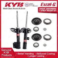 Front KYB Shock Absorbers Strut Mount Kit for Peugeot 308 5FT 9HZ RHH RHR 08-ON