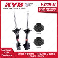 2 Rear KYB Shock Absorbers Strut Mount for Subaru Impreza GD EJ 201 204 205 251