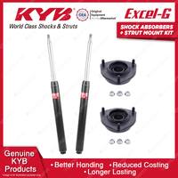 2x Front KYB Shock Absorbers Strut Mount Kit for Toyota Chaser GX81 Sedan 88-92