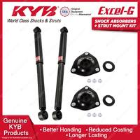 Pair Front KYB Shock Absorbers Strut Mount Kit for Jeep Compass Patriot MK 09-17