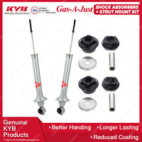 2x Rear KYB Shock Absorbers Strut Mount Kit for Lexus IS250 GSE20R IS350 GSE21R