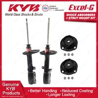 Pair Rear KYB Shocks Strut Mount Kit for Toyota Camry ACV40R AHV40 Aurion GSV40R