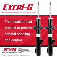 2x Front KYB Excel-G Shock Absorbers for Alfa Romeo 166 2.5 3 3.2 V6 FWD Sedan