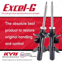 2x Front KYB Excel-G Strut Shock Absorbers for Alfa Romeo Giulietta FWD Hatch