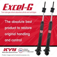 2x Rear KYB Excel-G Shock Absorbers for AUDI 80 B4 2.8E AAH 2.8 V6 FWD 92-94