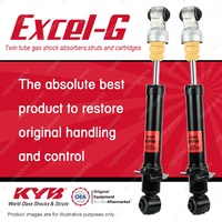 2x Rear KYB Excel-G Shock Absorbers for AUDI A4 B5 1.8 Avant Quattro I4 AWD FWD