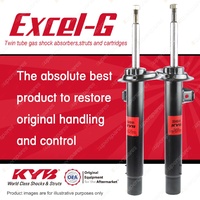 2x Front KYB Excel-G Strut Shock Absorbers for BMW E46 320 323 325 328 330 RWD