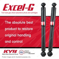 2x Rear KYB Excel-G Shock Absorbers for Citroen C3 Pluriel 1.4 1.6 I4 FWD