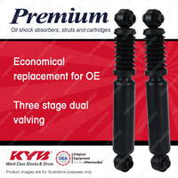 2x Rear KYB Premium Shock Absorbers for Citroen Xsara 1.6 1.8 I4 FWD Hatch