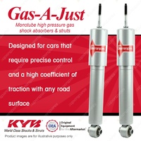 2x Rear KYB Gas-A-Just Shock Absorbers for Daimler Double Six SB 6.0 VI2 RWD