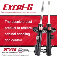 2x Front KYB Excel-G Strut Shock Absorbers for Fiat Doblo SWB LWB FWD Van