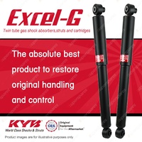 2x Rear KYB Excel-G Shock Absorbers for Fiat Doblo SWB 843A1 263A5 FWD Van