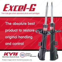 2x Front KYB Excel-G Strut Shock Absorbers for Fiat Freemont JF I4 V6 FWD SUV