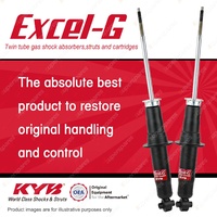 2x Rear KYB Excel-G Shock Absorbers for Fiat Freemont JF I4 V6 FWD SUV 13-On