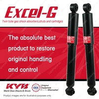 2x Rear KYB Excel-G Shock Absorbers for Fiat Panda 169A4 199A9 1.2 FWD Hatch