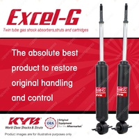 2x Front KYB Excel-G Shock Absorbers for Ford Courier PA PB 2.0 2.2 RWD