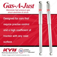 2x Rear KYB Gas-A-Just Shock Absorbers for Ford F250 F350 Super Duty 99-06