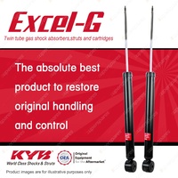 2x Rear KYB Excel-G Shock Absorbers for Ford Fiesta WS WT WZ FWD Hatch