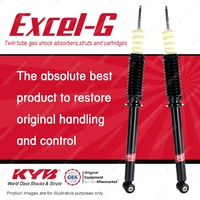 2x Rear KYB Excel-G Shock Absorbers for Ford KA2 BL13 1.3 I4 FWD H/Back 01-03