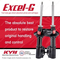 2x Front KYB Excel-G Strut Shock Absorbers for Ford Laser KF KH I4 FWD