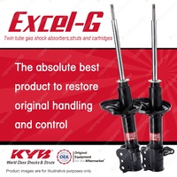 2x Rear KYB Excel-G Strut Shock Absorbers for Ford Laser KN KQ I4 FWD All 