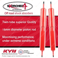 2x Front KYB SKORCHED 4'S Shock Absorbers for Ford Maverick TB42 4.2 Coil Susp