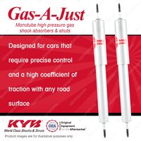 2x Rear KYB Gas-A-Just Shock Absorbers for Ford Mustang 5.0 V8 RWD All 64-73