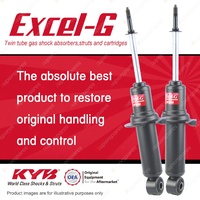 2x Front KYB Excel-G Shock Absorbers for Ford Ranger PX DPAT 2.2 I4 RWD All