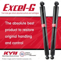 2x Rear KYB Excel-G Shock Absorbers for Ford Ranger PX DPAT 2.2 I4 RWD All