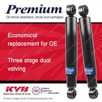 2x Rear KYB Premium Shock Absorbers for Ford Transit VF VG RWD All 94-00