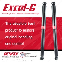 2x Rear KYB Excel-G Shock Absorbers for Great Wall V240 2.4 I4 4WD RWD 2009-On