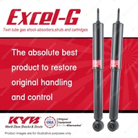 2x Rear KYB Excel-G Shock Absorbers for Holden Barina XC I4 FWD 2001-2005