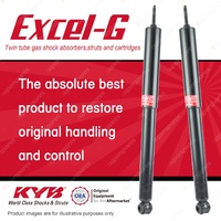 2x Rear KYB Excel-G Shock Absorbers for Holden Calais VL I6 V8 RWD Wagon