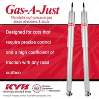 2x Rear KYB Gas-A-Just Shock Absorbers for Holden Calibra YE I4 V6 FWD Coupe